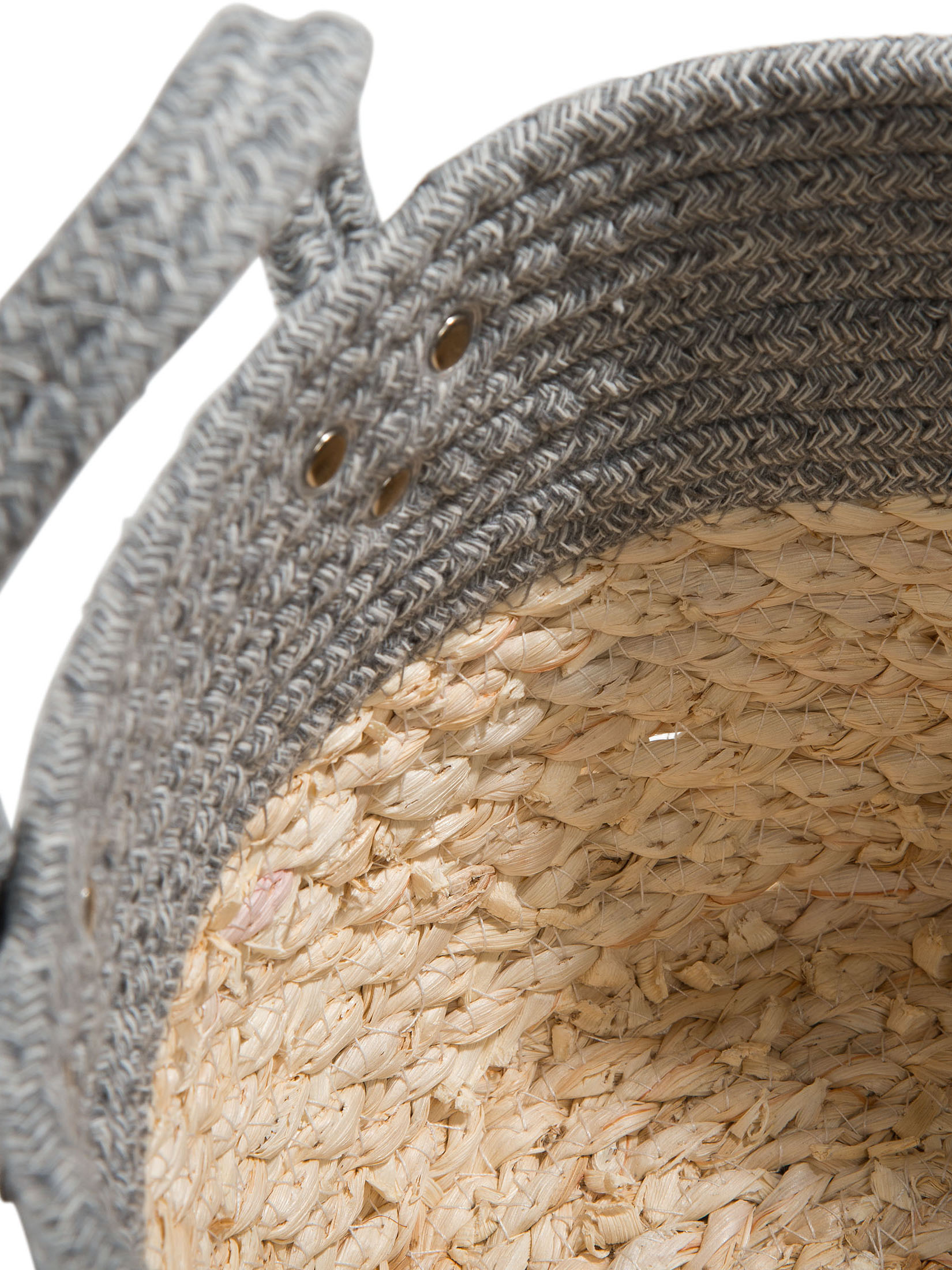 Basket Henry Korb, Grau/Natur