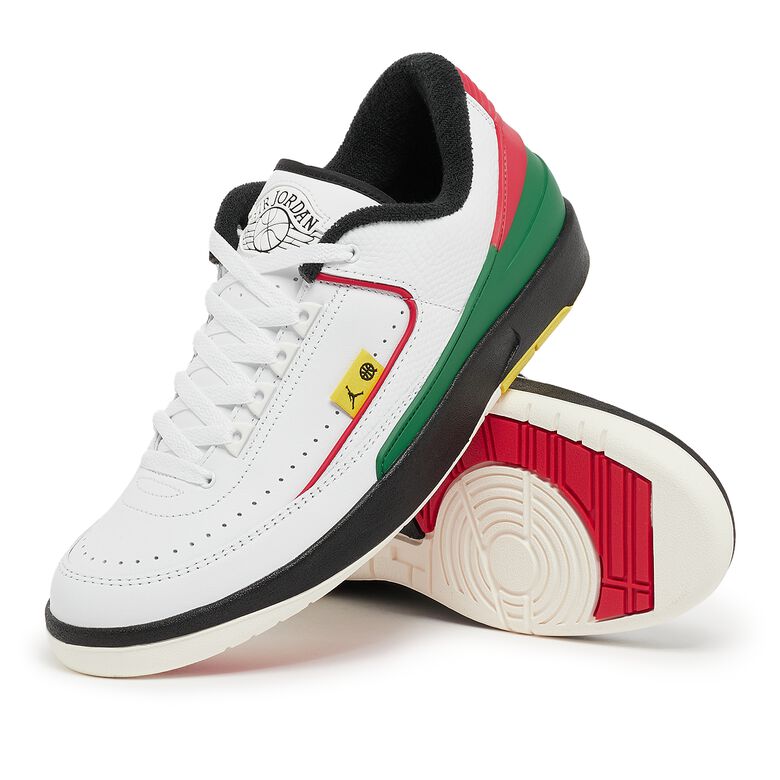 JORDAN Air Jordan 2 Retro Low Quai 54 white/black-university red