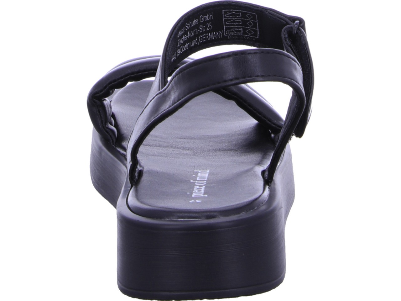 JANE KLAIN Klassische Sandalen schwarz
