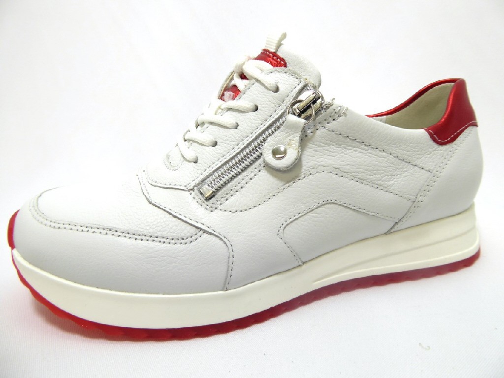WALDLÄUFER Freizeit Schnürer weiss 752004