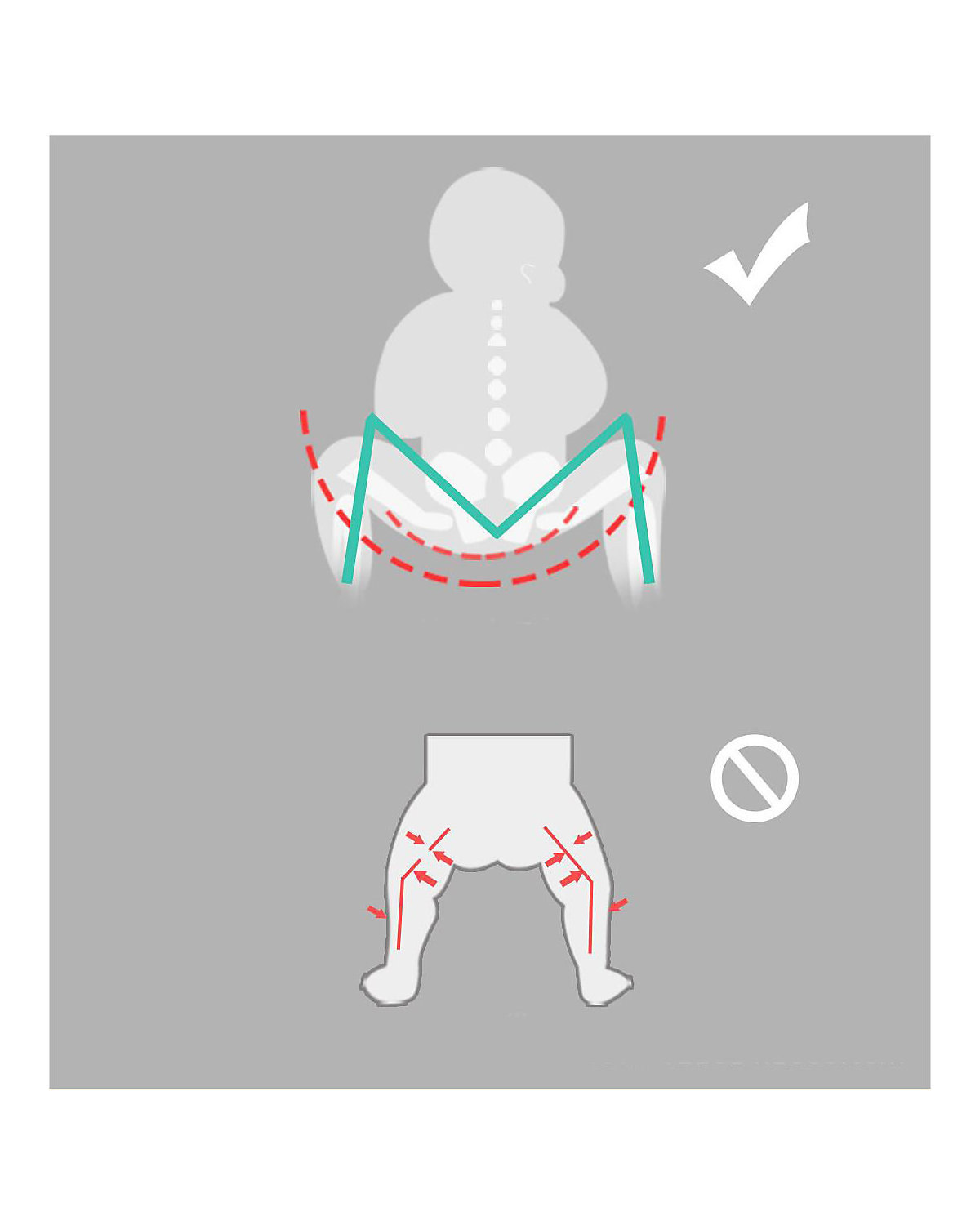 Babytrage zum Ausgehen Einfache und praktische Babytrage mit Fronthalterung zum Ausgehen