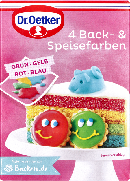 Dr. Oetker 4 Back- & Speisefarben