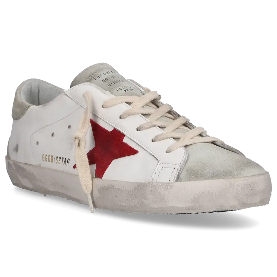 Golden Goose - Sneaker low SUPER-STAR Kalbsleder - weiß