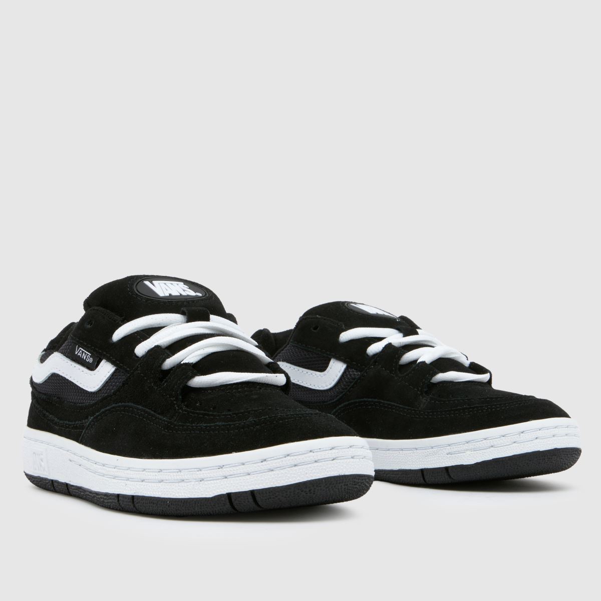 Vans fekete-fehér Speed Ws Ifjúsági Tornacipő