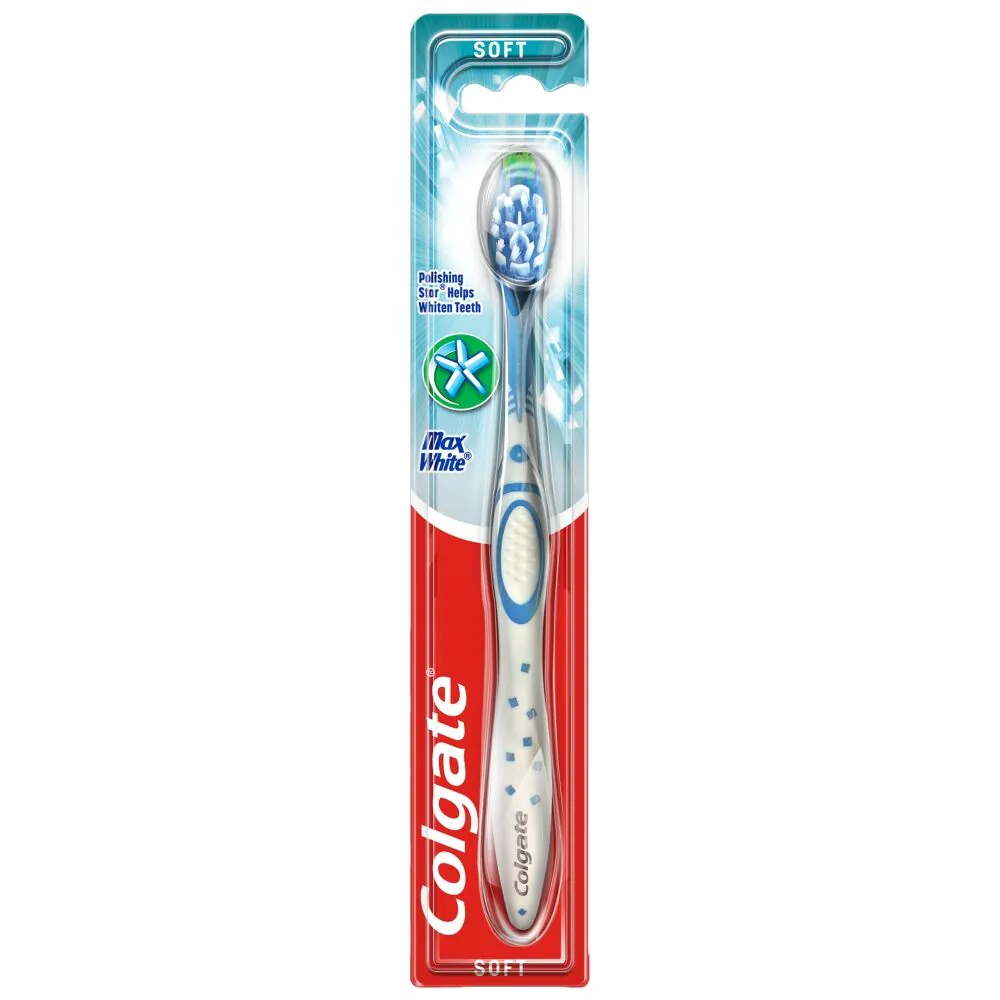 „Colgate Max White“ minkštas dantų šepetėlis