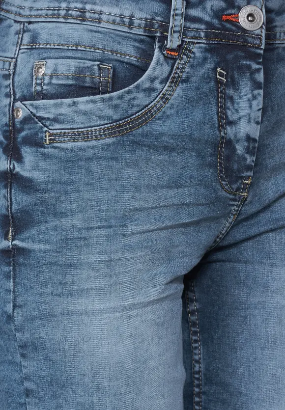 CECIL Slim Fit Jeansshorts