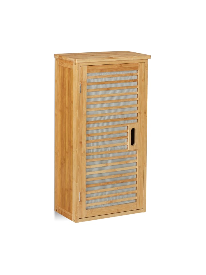 relaxdays Hängeschrank in Natur - (B)35 x (H)66 x (T)20 cm günstig kaufen onesize