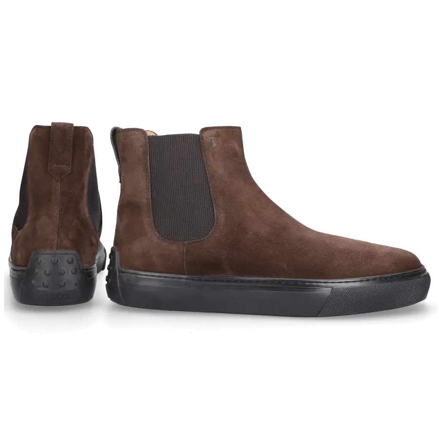 Tod's - Chelsea Boots M62C Veloursleder - braun