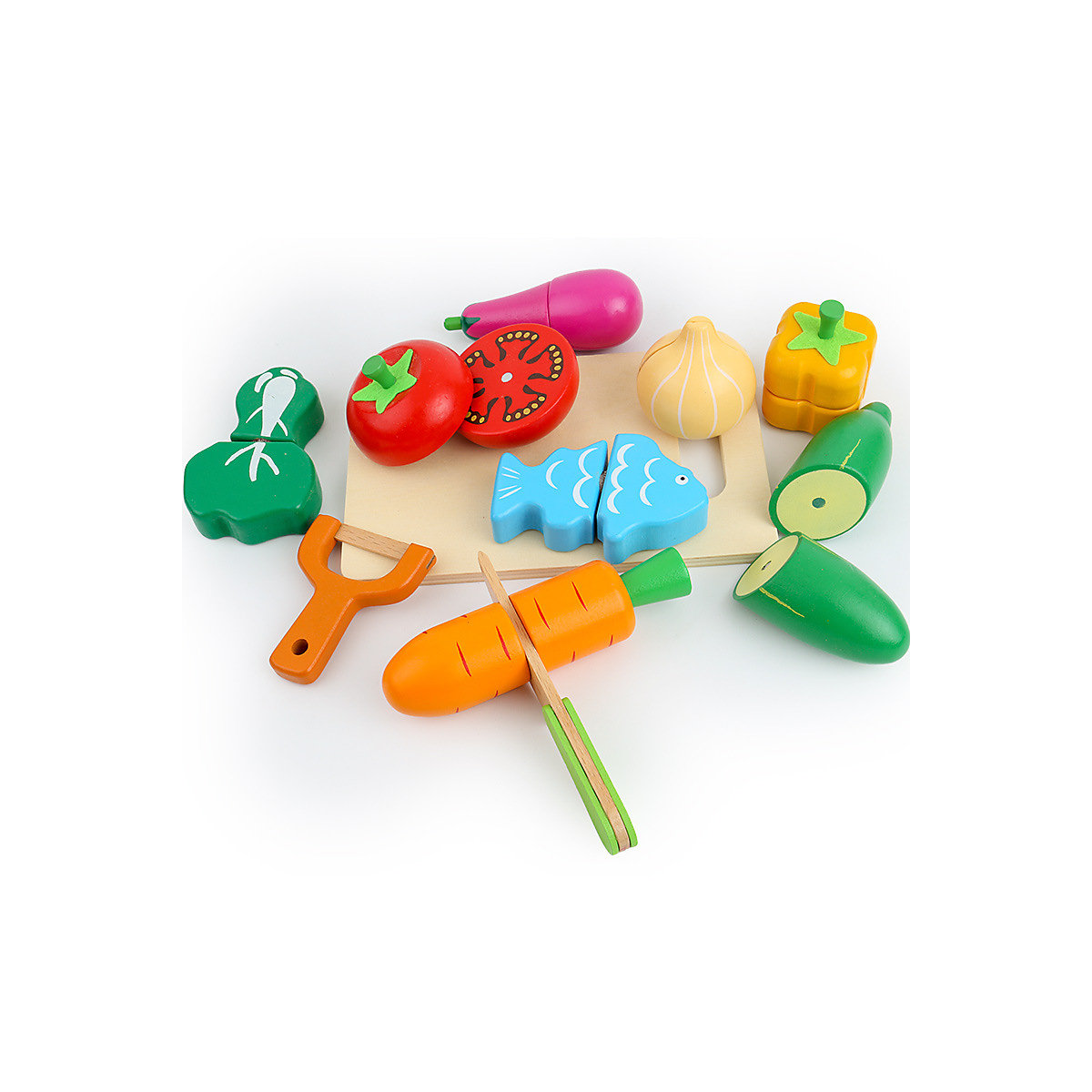 Spielzeug für die geistige Entwicklung von Kindern magnetischfür Obst und Gemüse