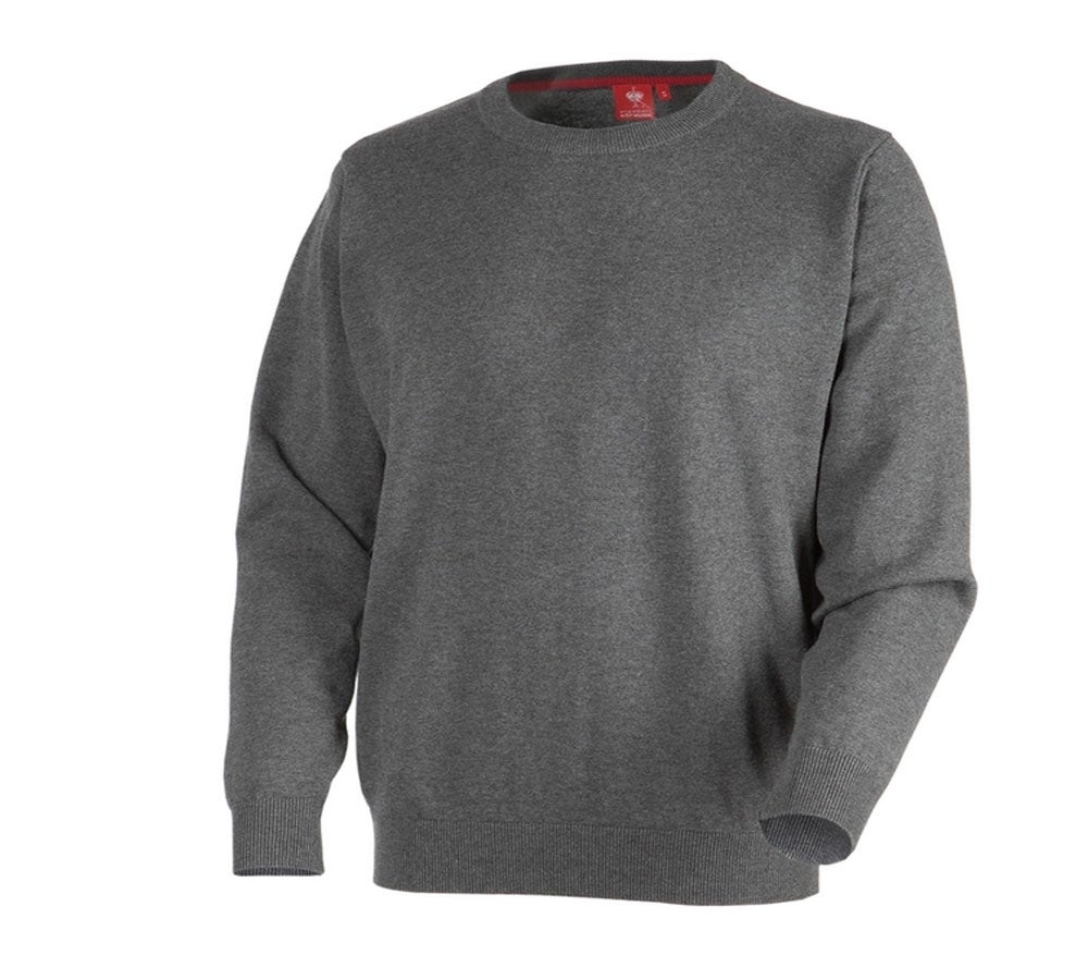 e.s. Strickpullover, rundhals