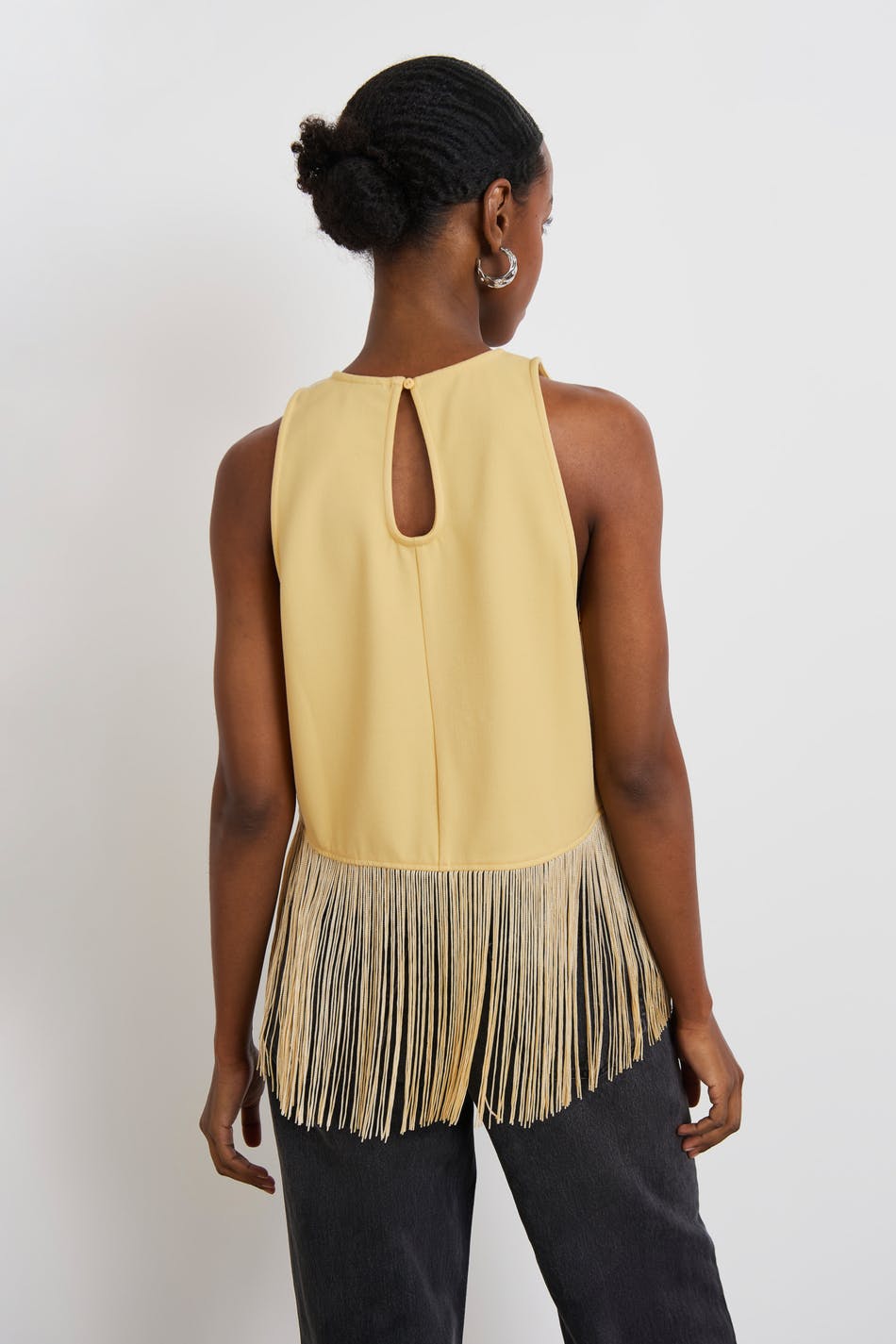 Elsa fringe top