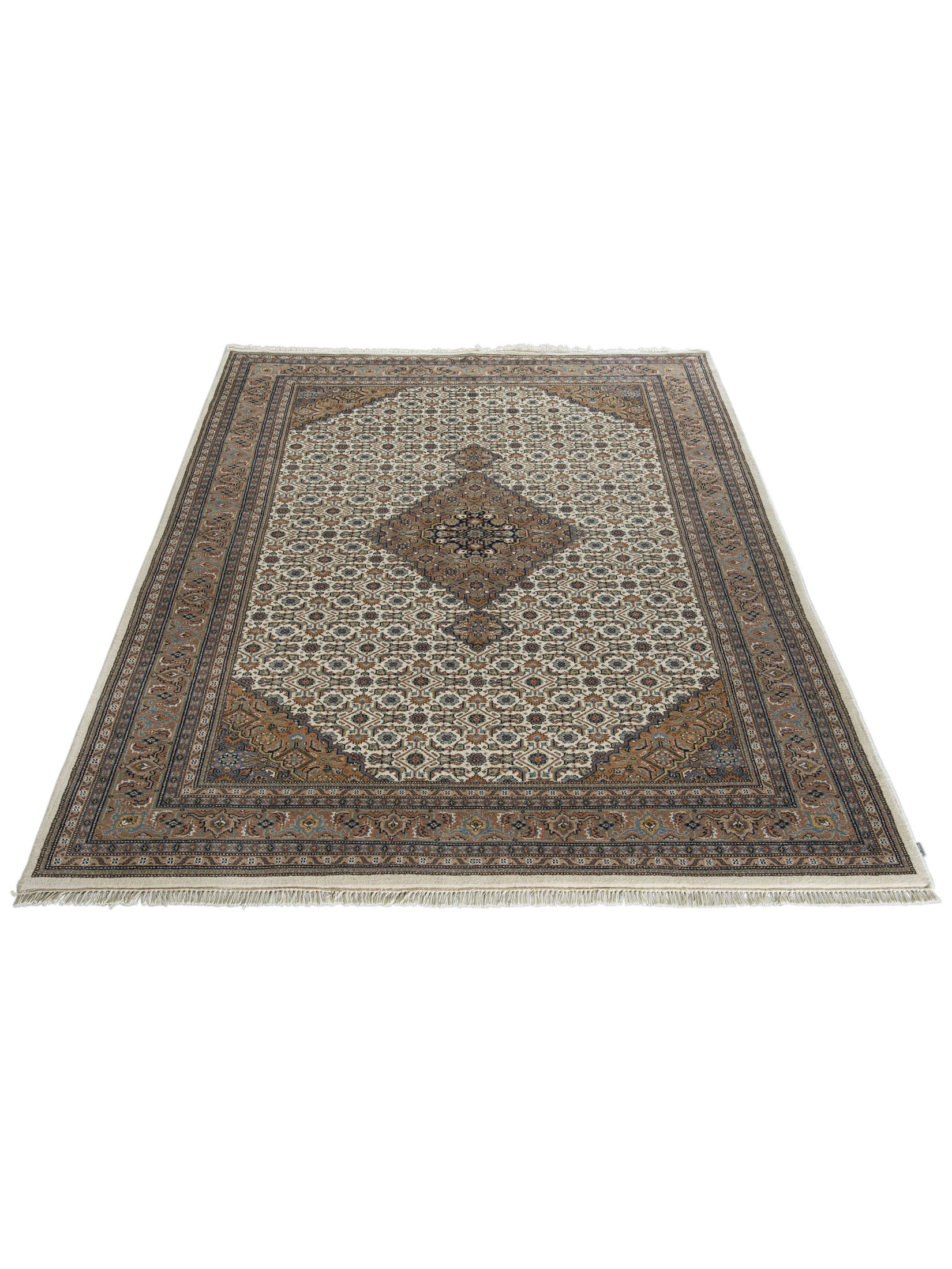 Shahpura Bidjar Orient-Teppich, Beige