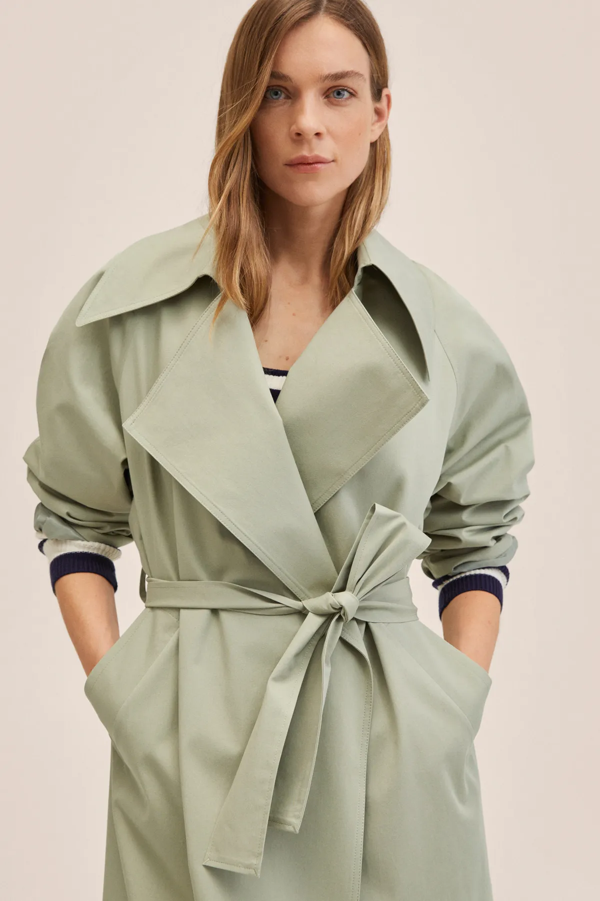 MANGO  27094018 Damen/Mädchen Mintgrün