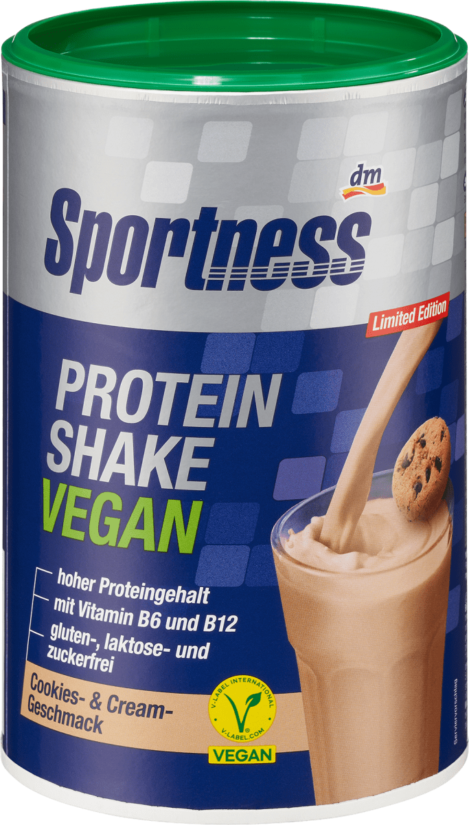 Proteinpulver, Cookies & Cream Geschmack, vegan, 300 g