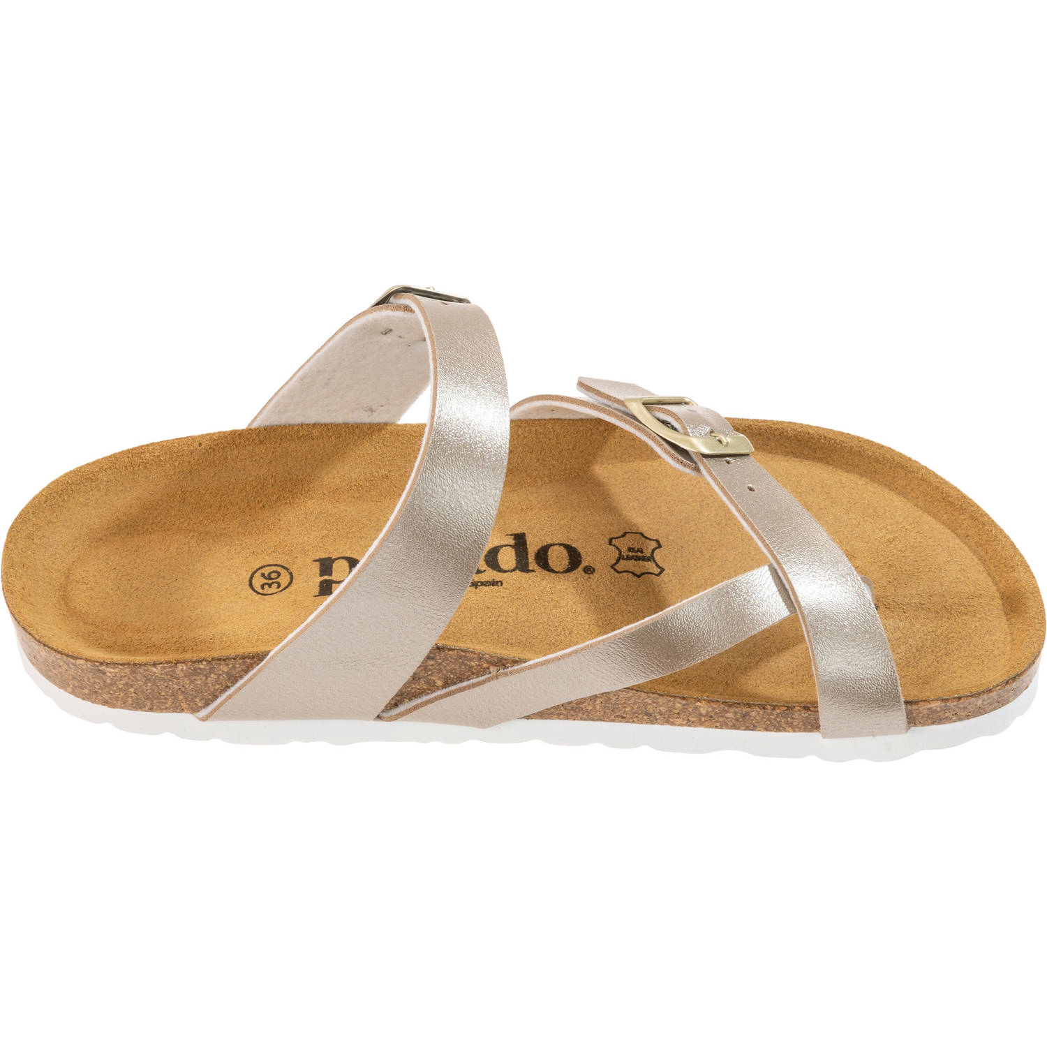Palado Cres Metallic, Pantoletten, Damen, Beige