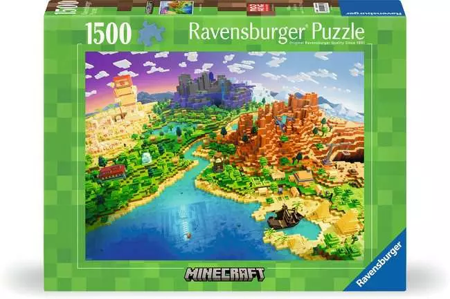 Puzzle 1500 Teile - World of Minecraft