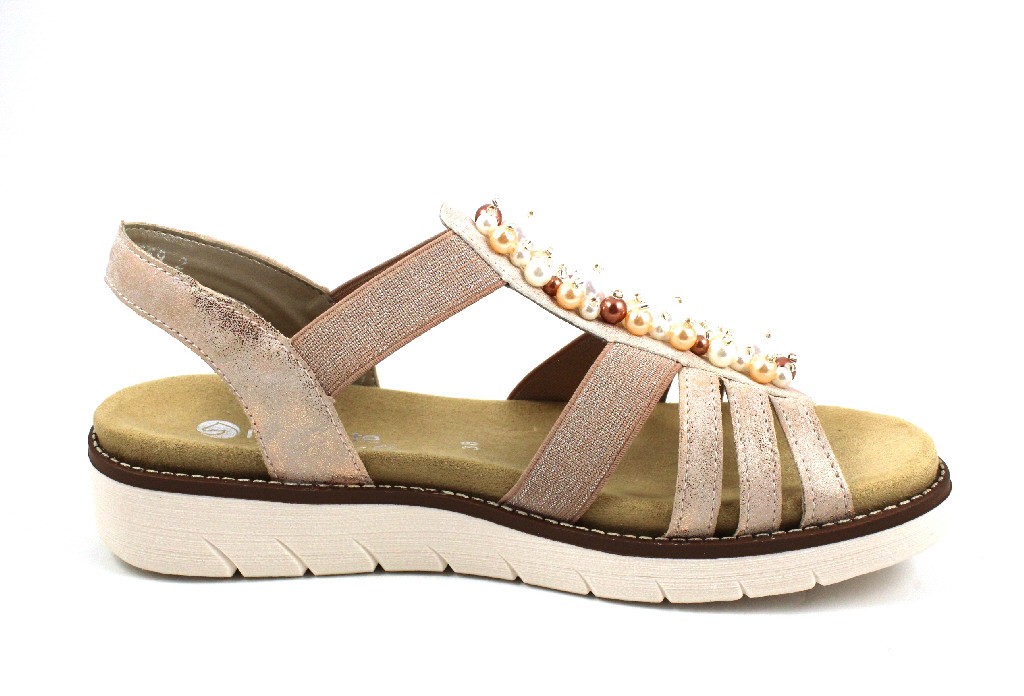 REMONTE Klassische Sandalen rot