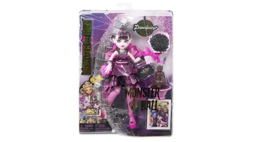 Monster High Monster Ball Draculaura Puppe