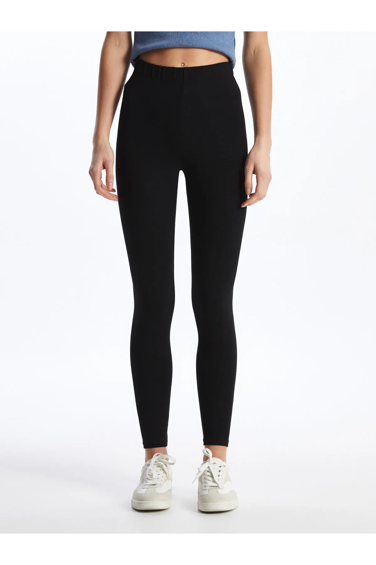 LC Waikiki  Einfarbige Damen-Strumpfhose mit extra schmaler Passform und elastischem Bund