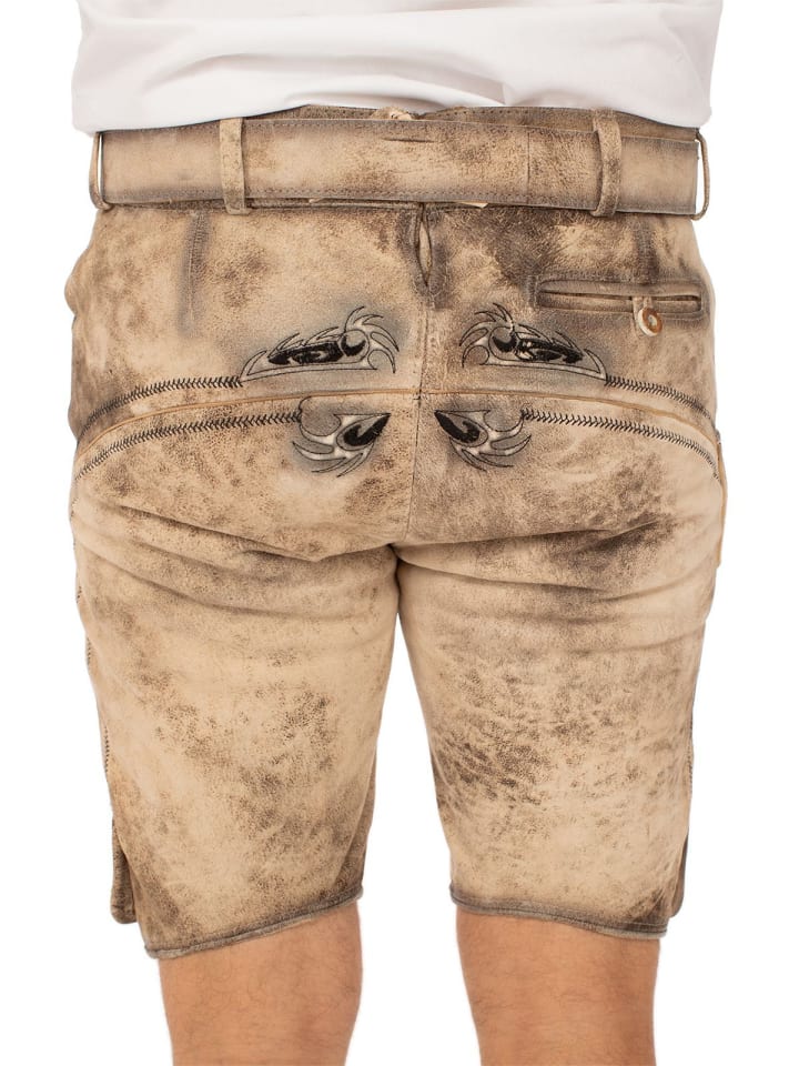 MADDOX Lederhose FELIXSEE in hellbraun günstig kaufen