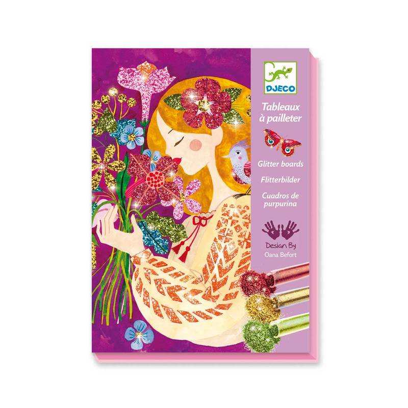 Tableaux à pailleter Le parfum des fleurs Djeco