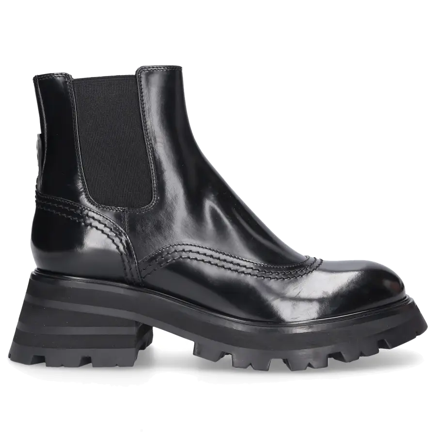 Alexander McQueen - Chelsea Boots WHZ84 Kalbsleder - schwarz