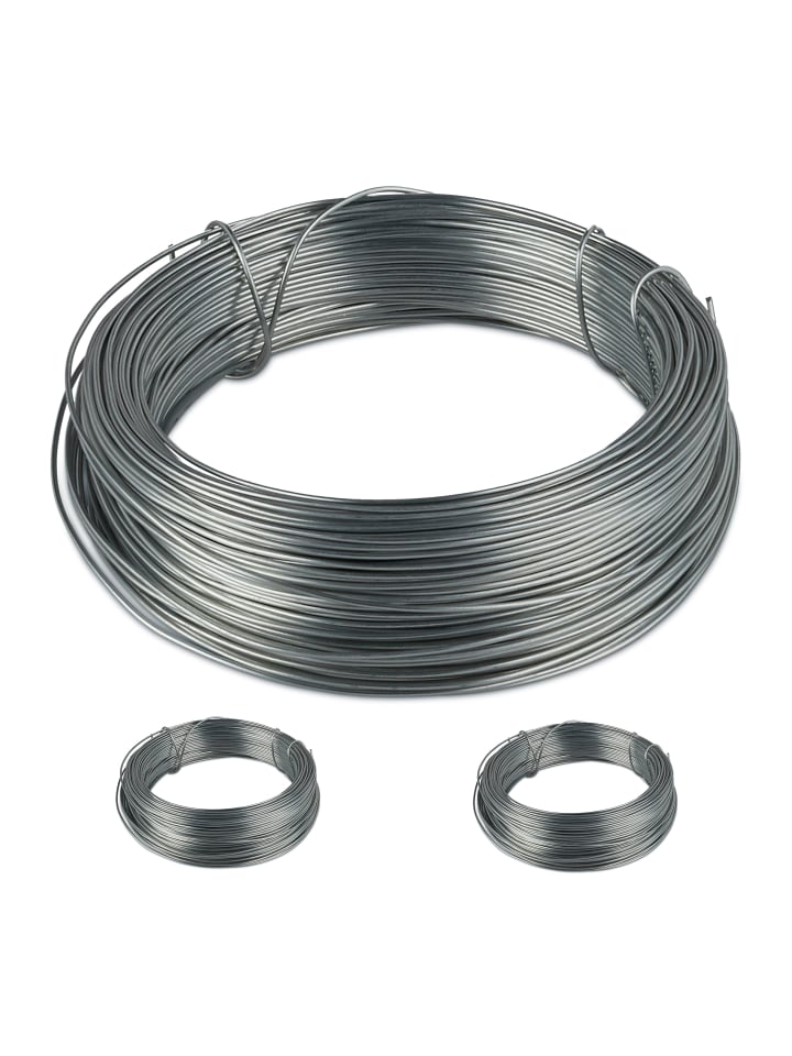 relaxdays 3x Bindedraht in Silber günstig kaufen onesize