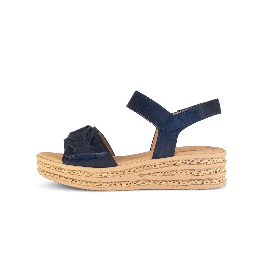 Gabor fashion Plateau Sandale blau