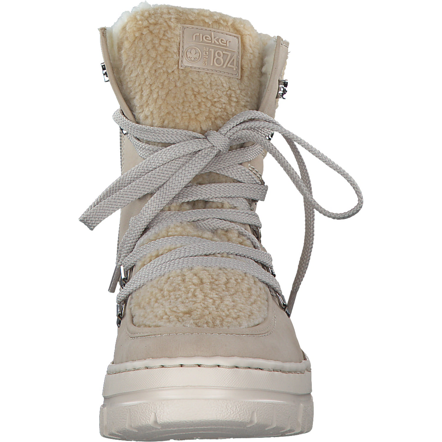 Rieker Z7430, Schnürstiefel, Damen, ginger/beige/champignon