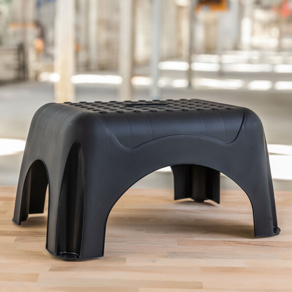 Tritthocker Step Stool, schwarz