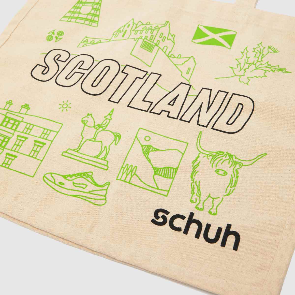 Schuh natúr skót vászontáska