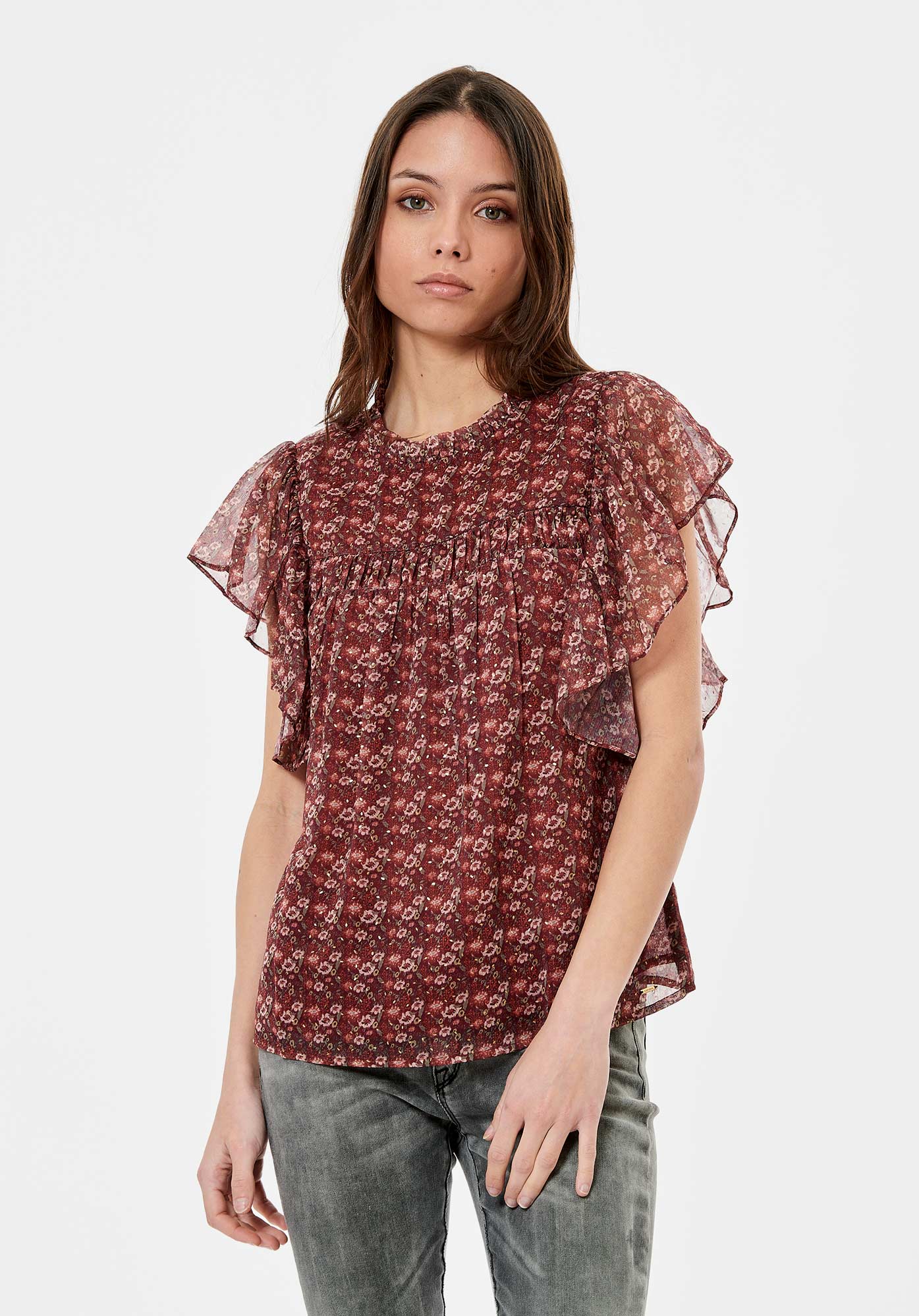 BRAD   Blouse fleurie Femme