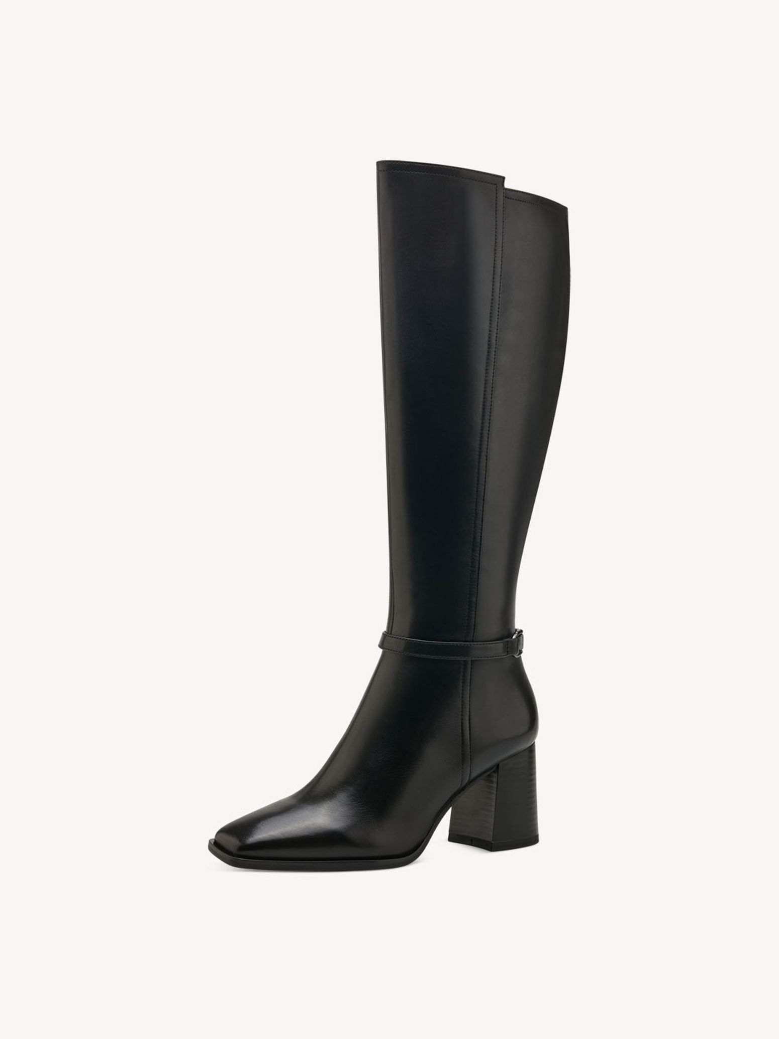 Bottes en cuir - noir