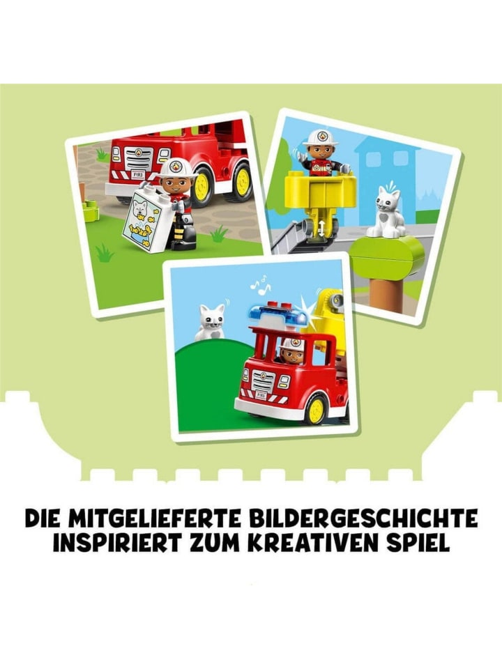 duplo LEGO® DUPLO Town 10969 Feuerwehrauto in Mehrfarbig ab 2 Jahre günstig kaufen onesize