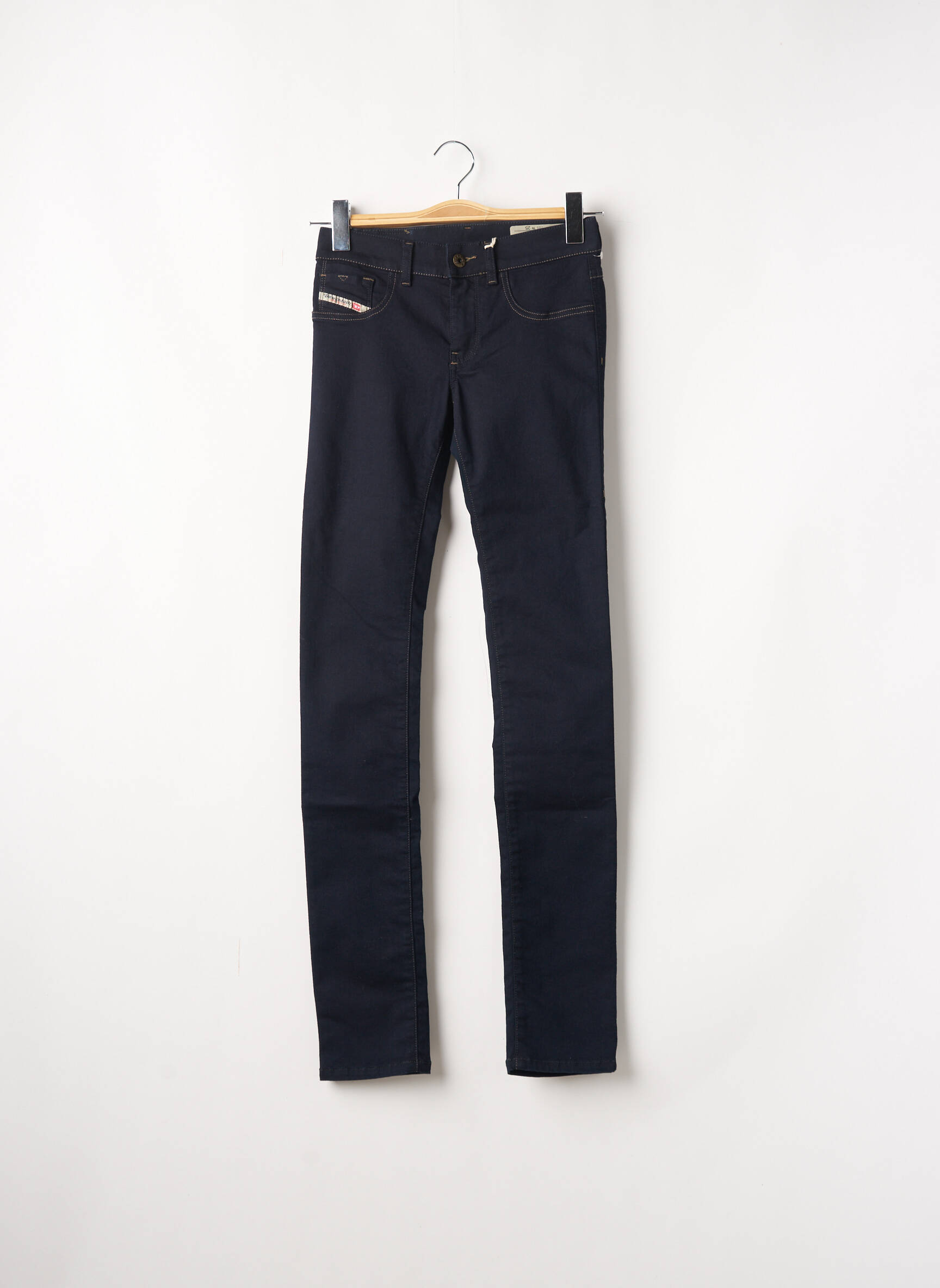 Diesel Jeans Coupe Slim Femme couleur bleu