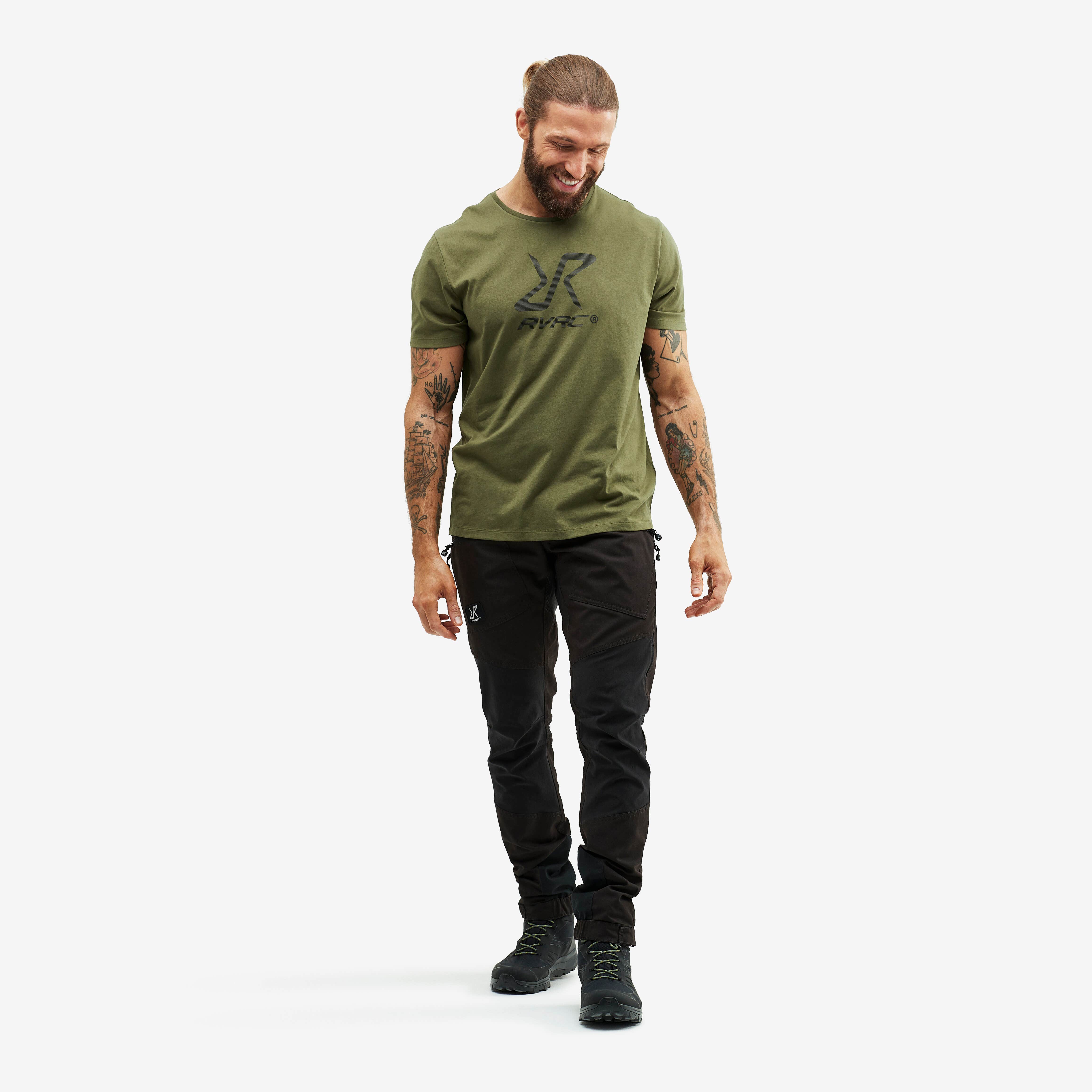 Nerd Tee Homme Burnt Olive