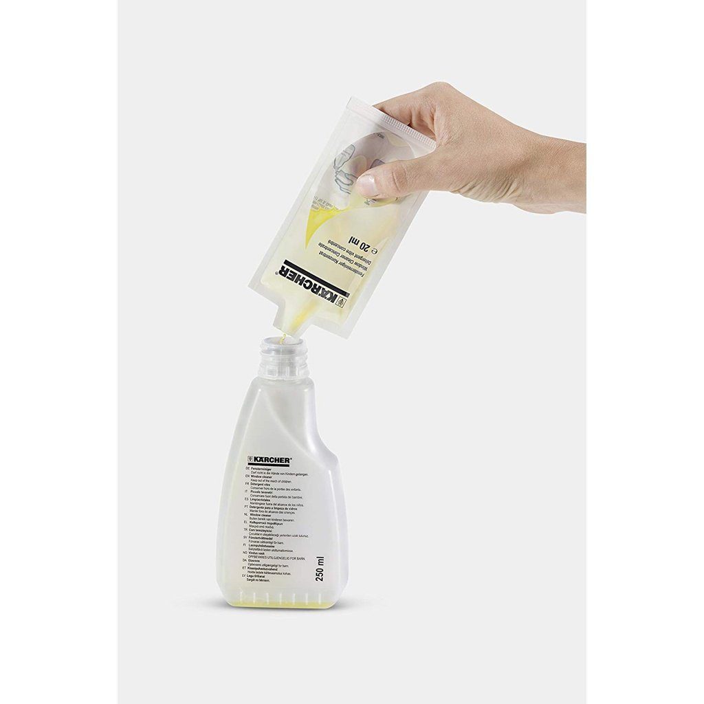 Karcher Hartbodenreiniger Fensterreiniger-Konzentrat RM 503 4x 20ml