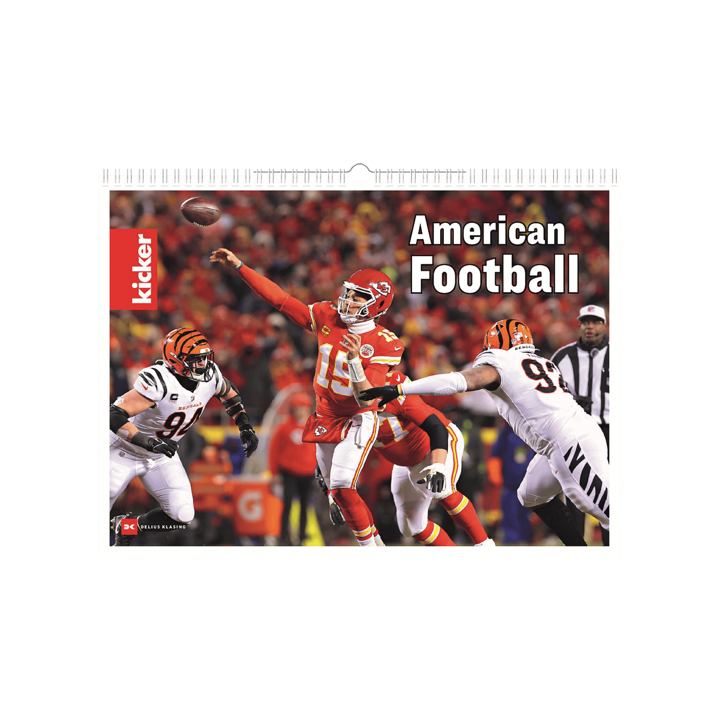 kicker American Football Monatskalender2025