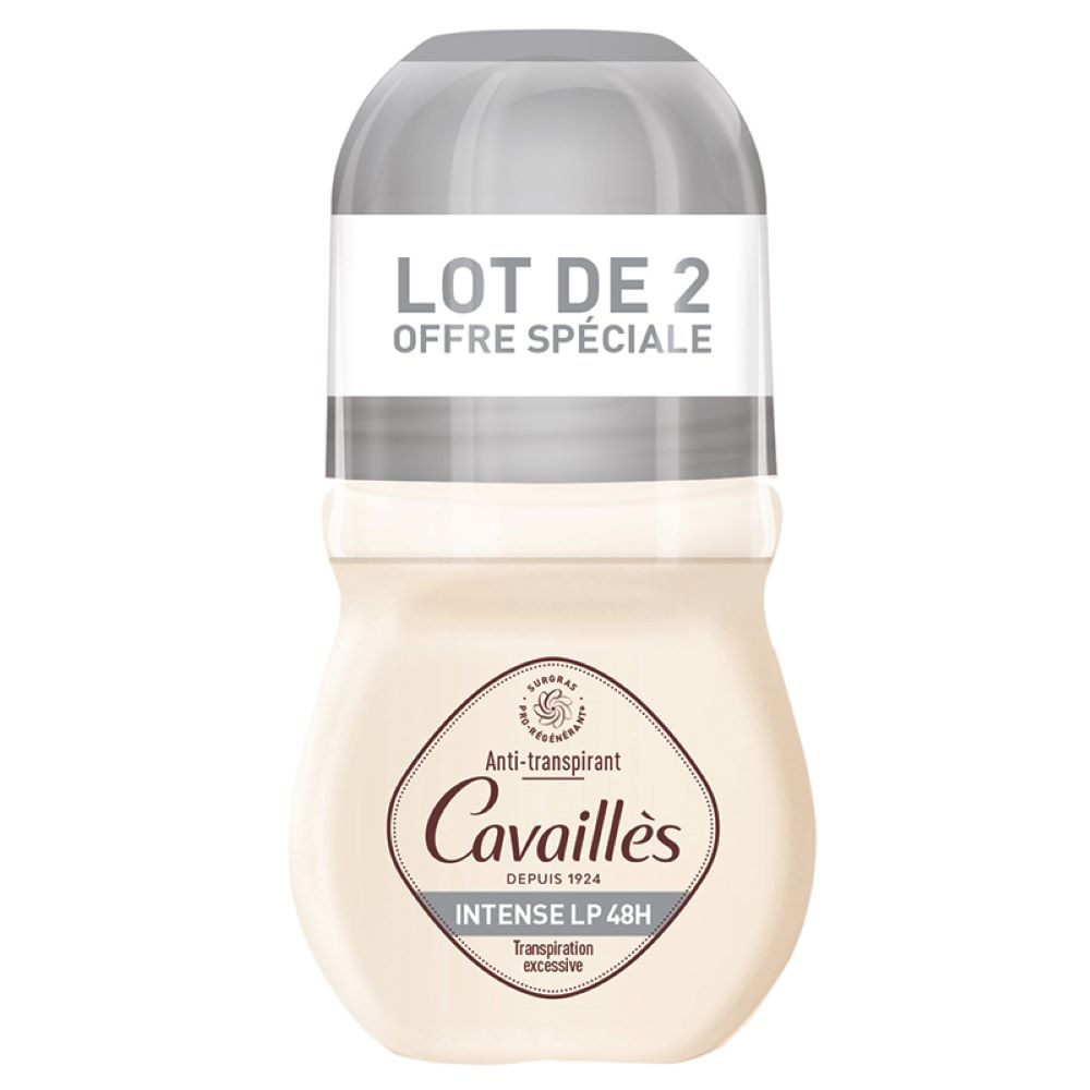 Cavaillès INTENSE LP 48H ROLL ON 50MLX2 DEODORANTS