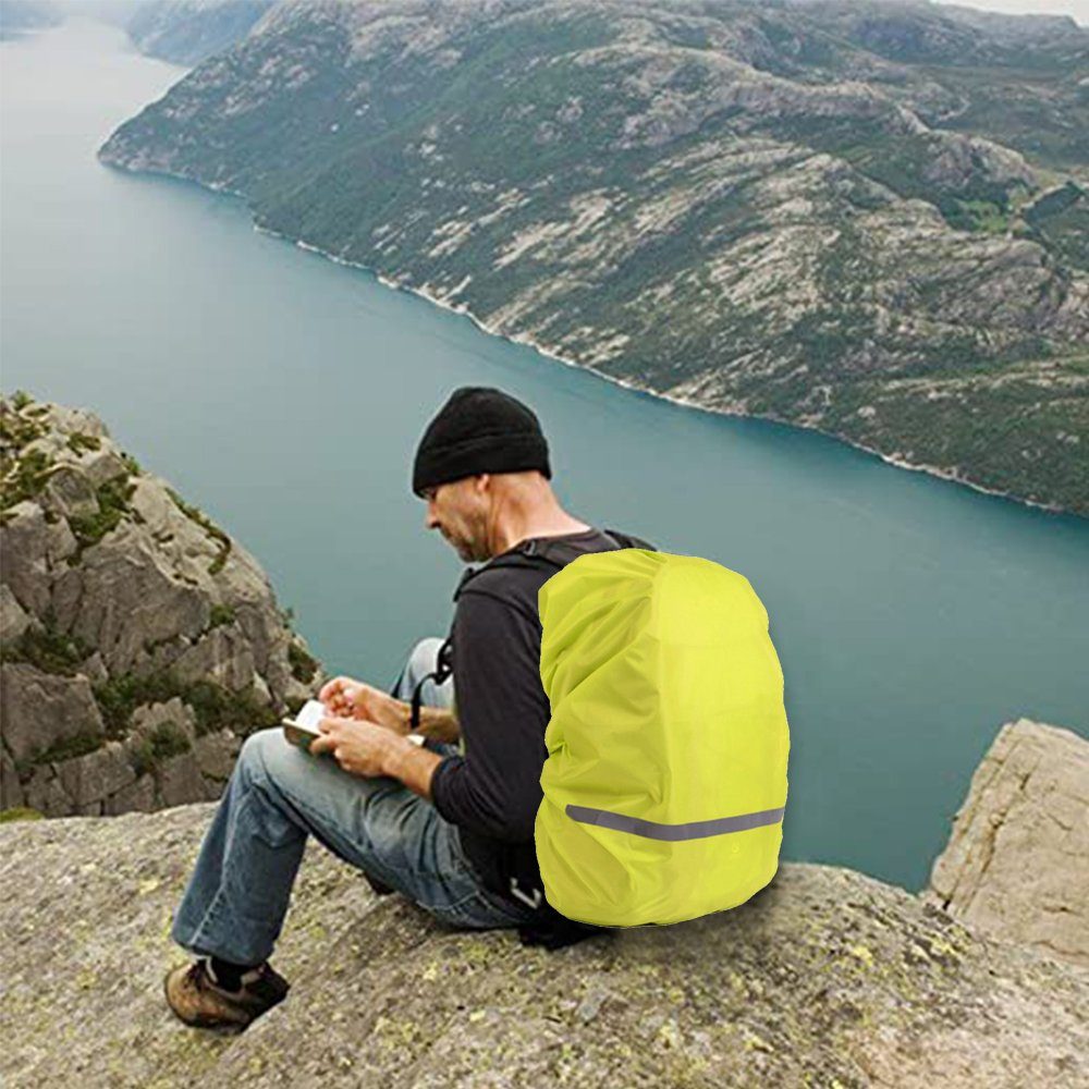 FeelGlad Reiserucksack Rucksack Regenhülle, verstellbar