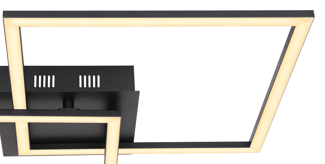 Globo Lighting - TINY - Deckenleuchte Metall schwarz matt, LED