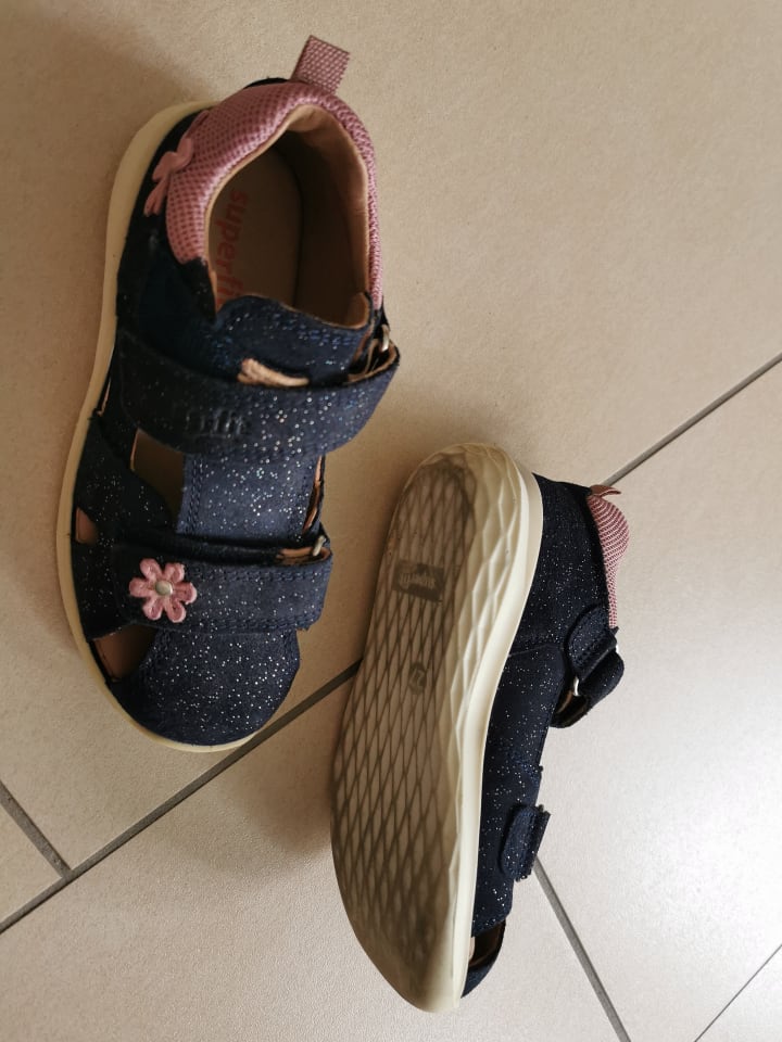 superfit Leder-Halbsandalen 
