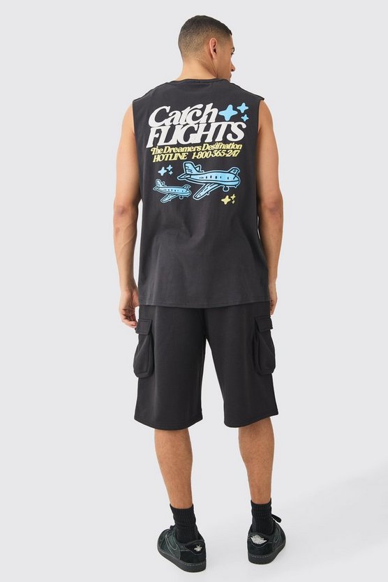Oversize Tanktop mit Print
