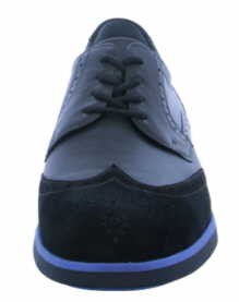 WALDLÄUFER Freizeit Schnürer schwarz Helvin schwarz/blau