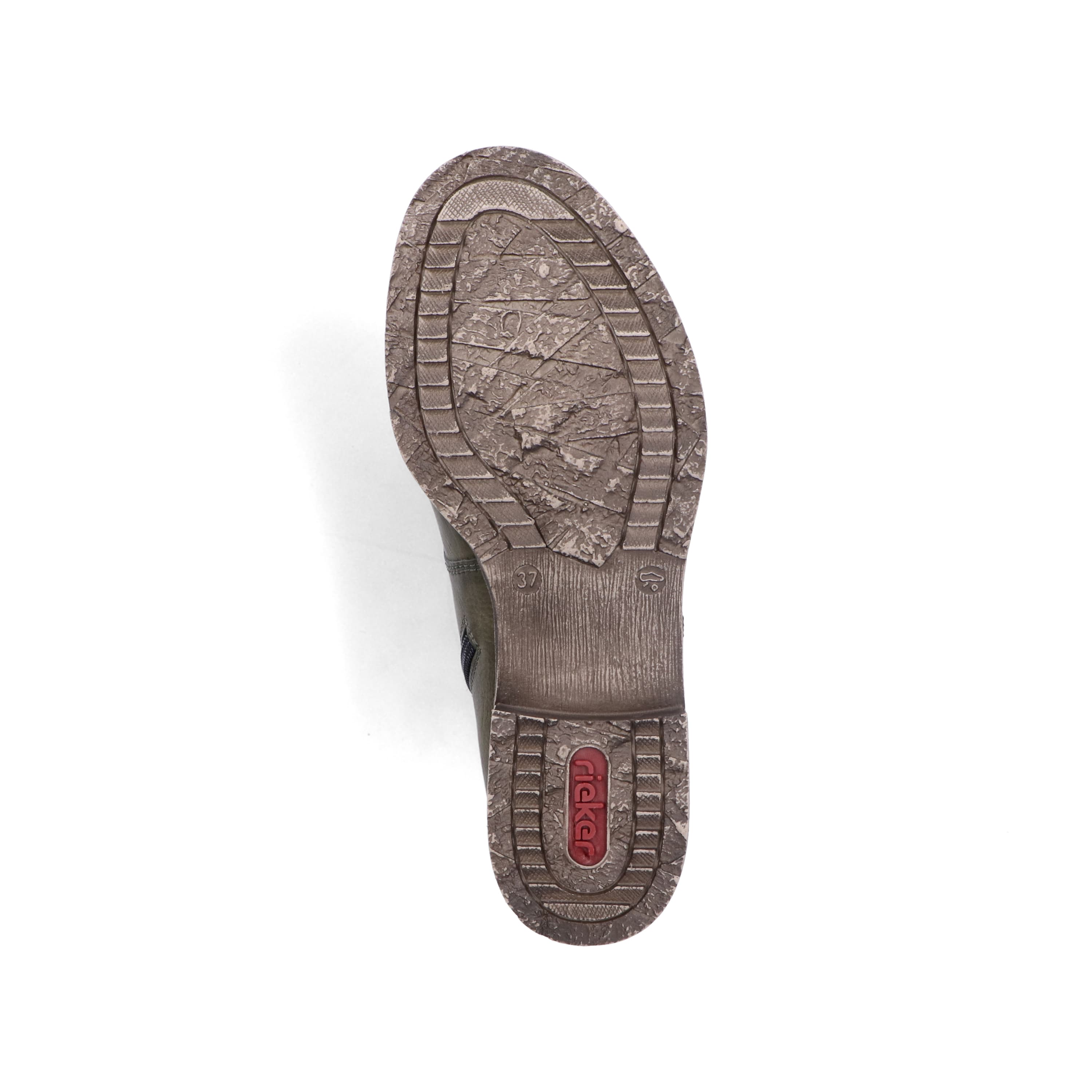 Rieker Damen Schnürstiefel olivgrün