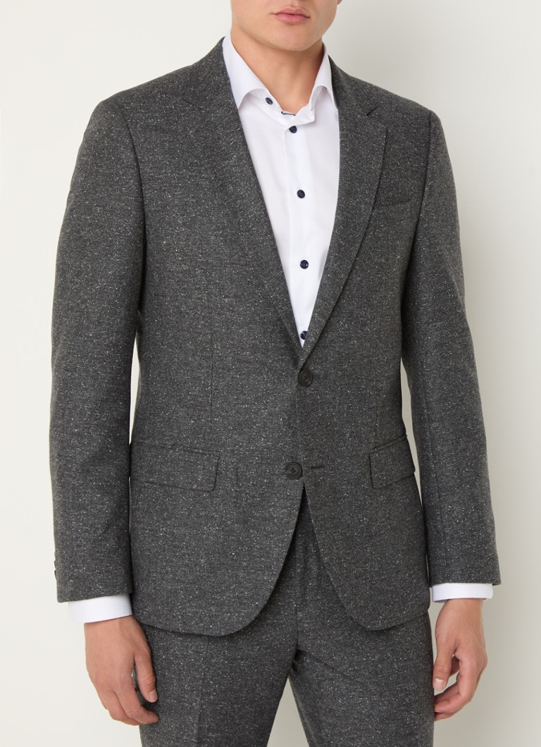 HUGO BOSS Henry/Getlin232X pieguļošs divdaļīgs uzvalks no zīda maisījuma