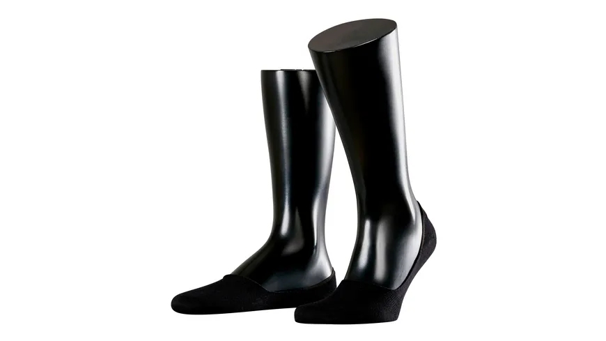 ESPRIT Herren Füßlinge Basic Uni 2er Pack black