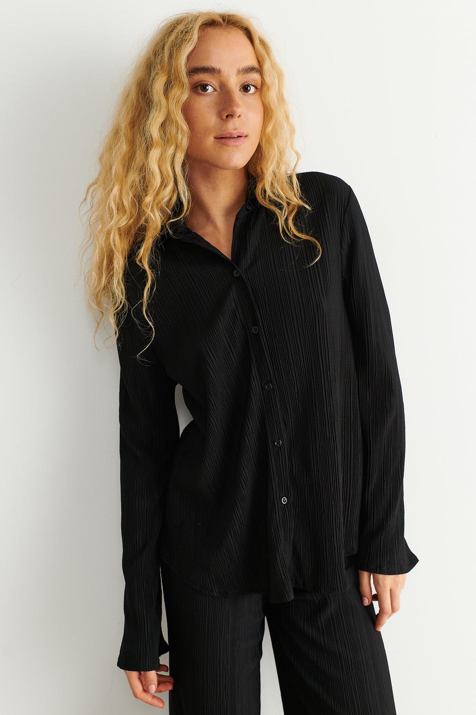 Pleated shirt