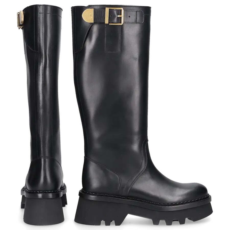 Chloé - Stiefel OWENA Kalbsleder - schwarz
