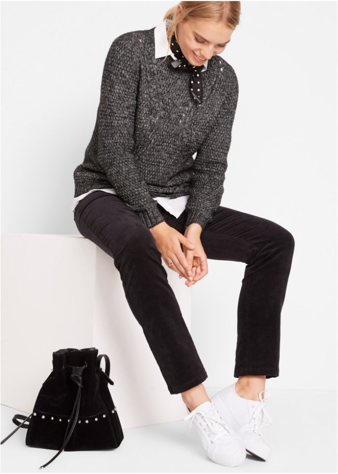 Stretch-Cordhose, Straight